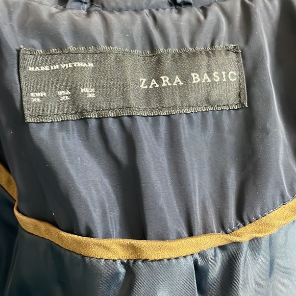 Zara navy barn coat chore jacket - Picture 9 of 10